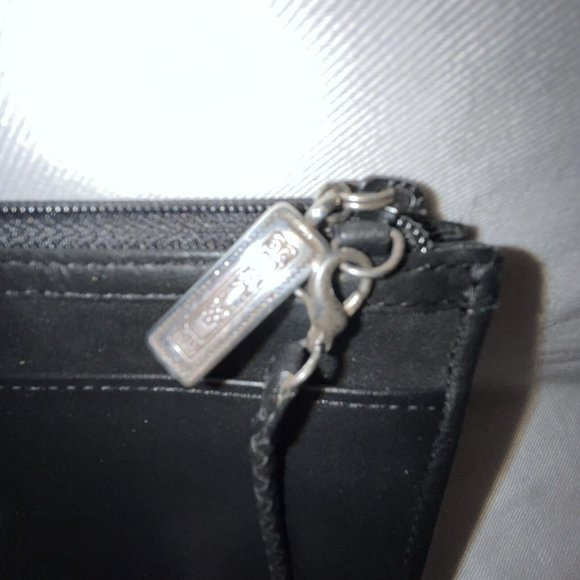 Brighton Geometric Beaded Bag Black Leather Braided Shoulder Strap Approx 5x5” - Picture 6 of 12